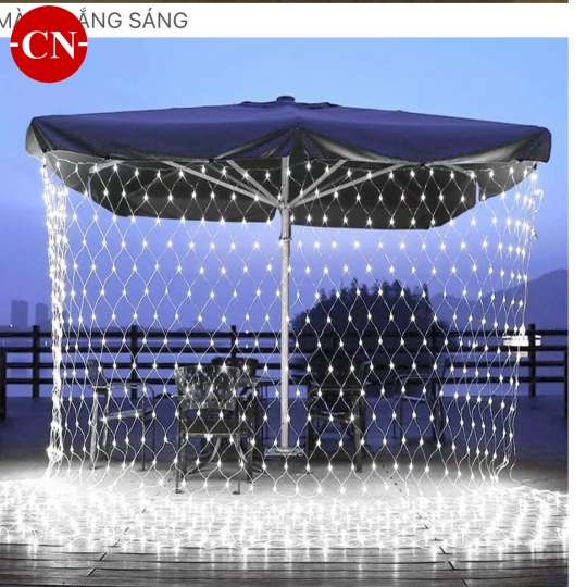 Led rèm lưới cá 