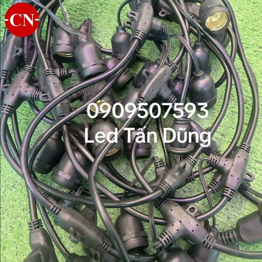 Dây đuôi đèn ngoài trời ( 5m .10 đuôi)