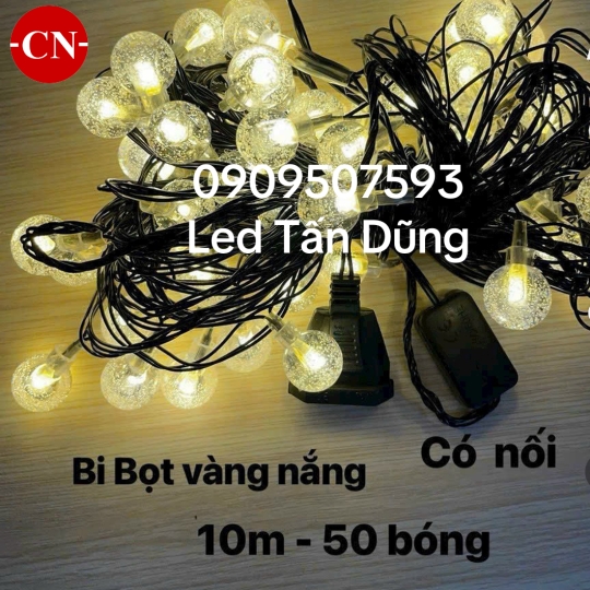 Dây led bi bọt ( 10m 50 bóng led)